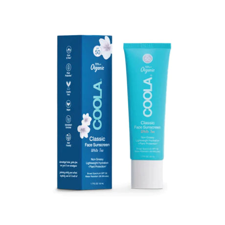 Lotion Solaire Bio Visage Classique SPF 50 - Thé Blanc